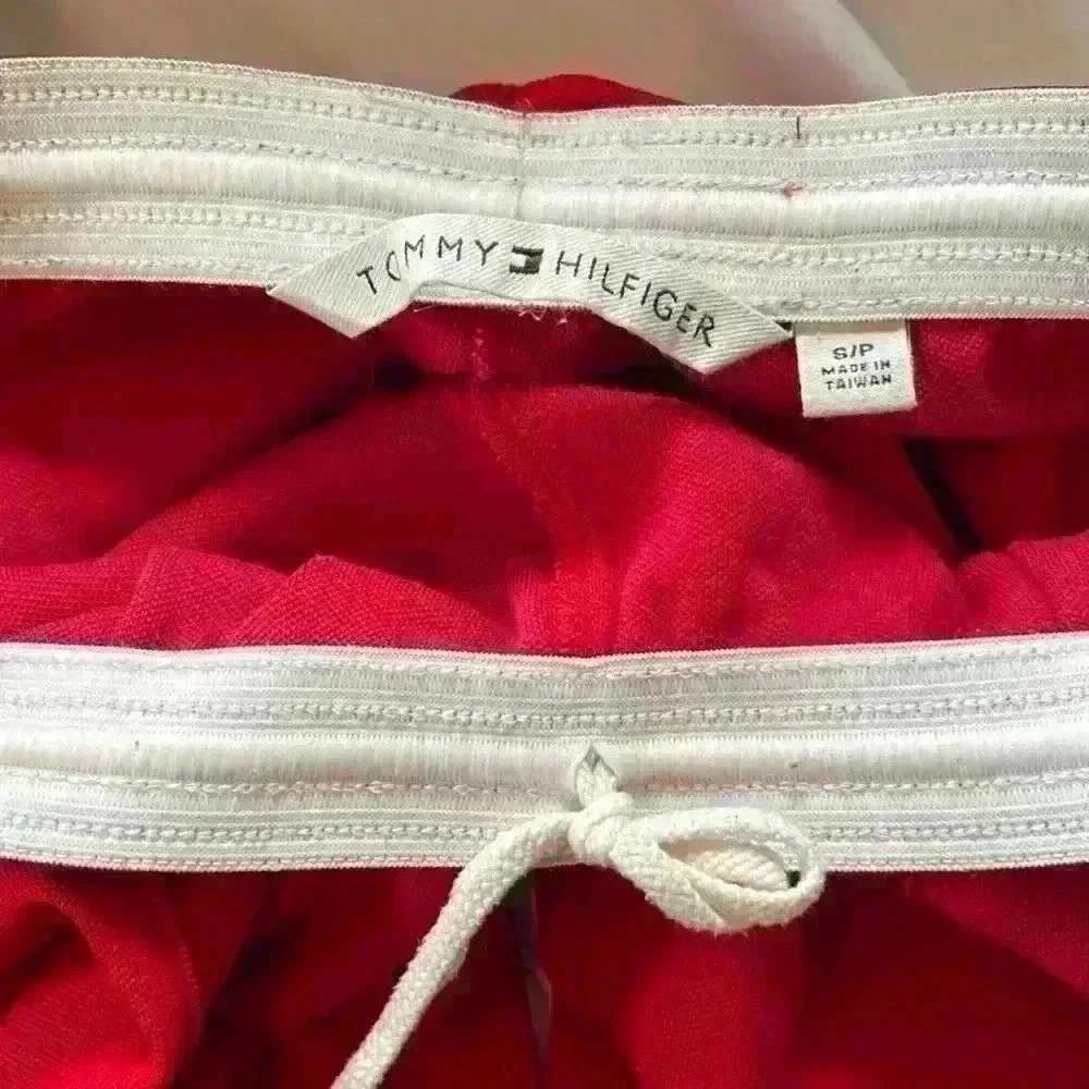 Tommy Hilfiger Red Pant White Stripe Vintage Size Womens Small - Picture 5 of 8